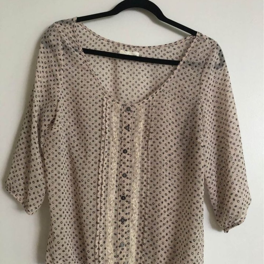 Chiffon Blouse Size M